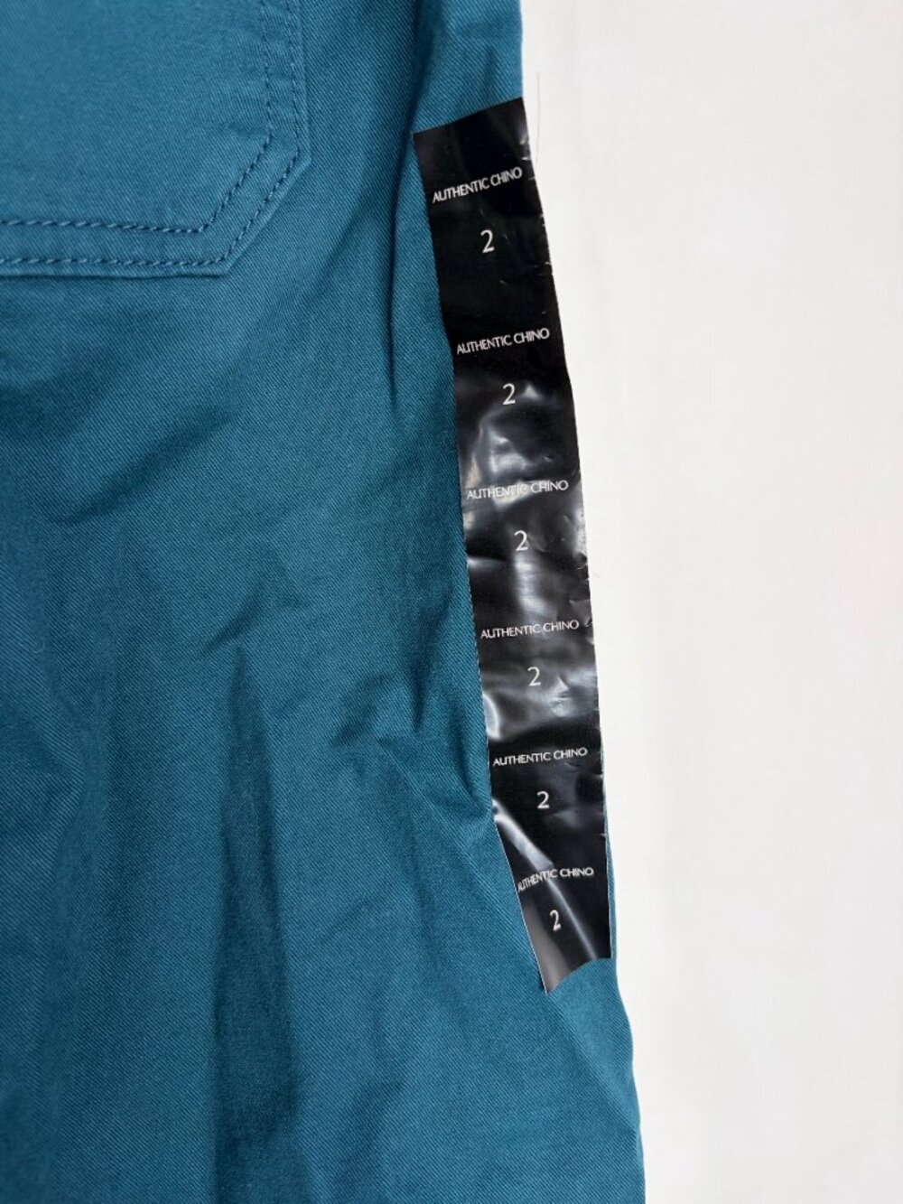 NWT Banana Republic Authentic Chino Cropped Barrel Pants Deep Sea Teal 2 #A3561 - Picture 4 of 7